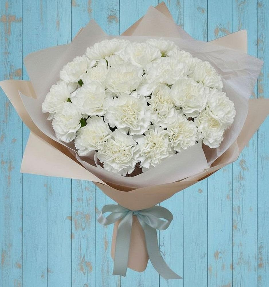 Букет цветов из: Гвоздики в Товарково