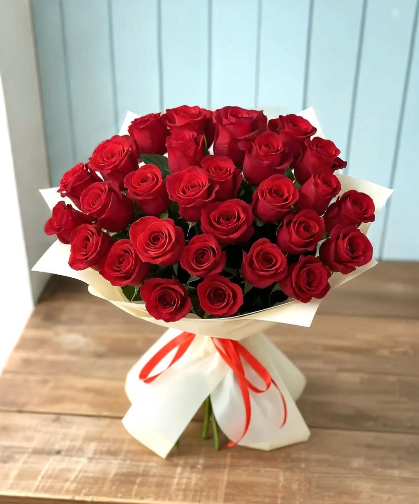 Букет 29 Красных роз в Товарково