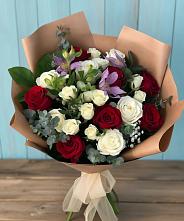 Букет цветов из:  Розы и Альстромерии в Товарково