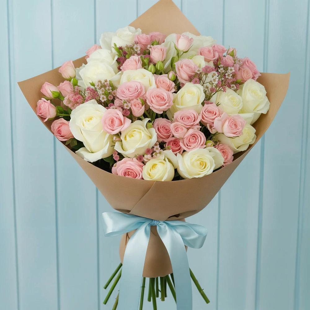 Букет цветов из: Розы в Товарково