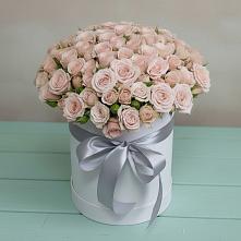 Цветочная композиция из Розы в шляпной коробке #REPLACE_PRED# Товарково