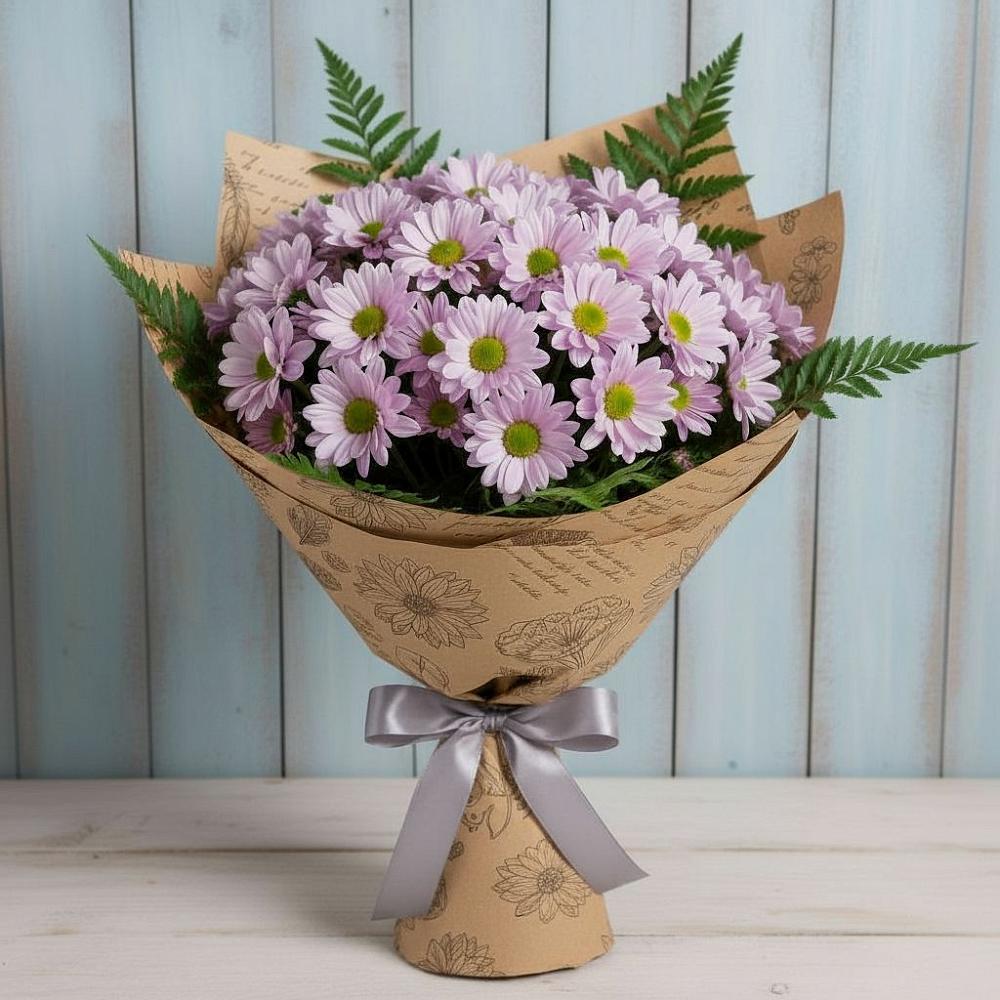Букет цветов из: Хризантемы в Товарково
