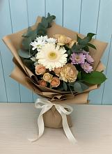 Букет цветов из:  Герберы и Хризантемы в Товарково