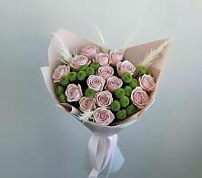 Букет цветов из:  Розы и Хризантемы #REPLACE_PRED# Товарково