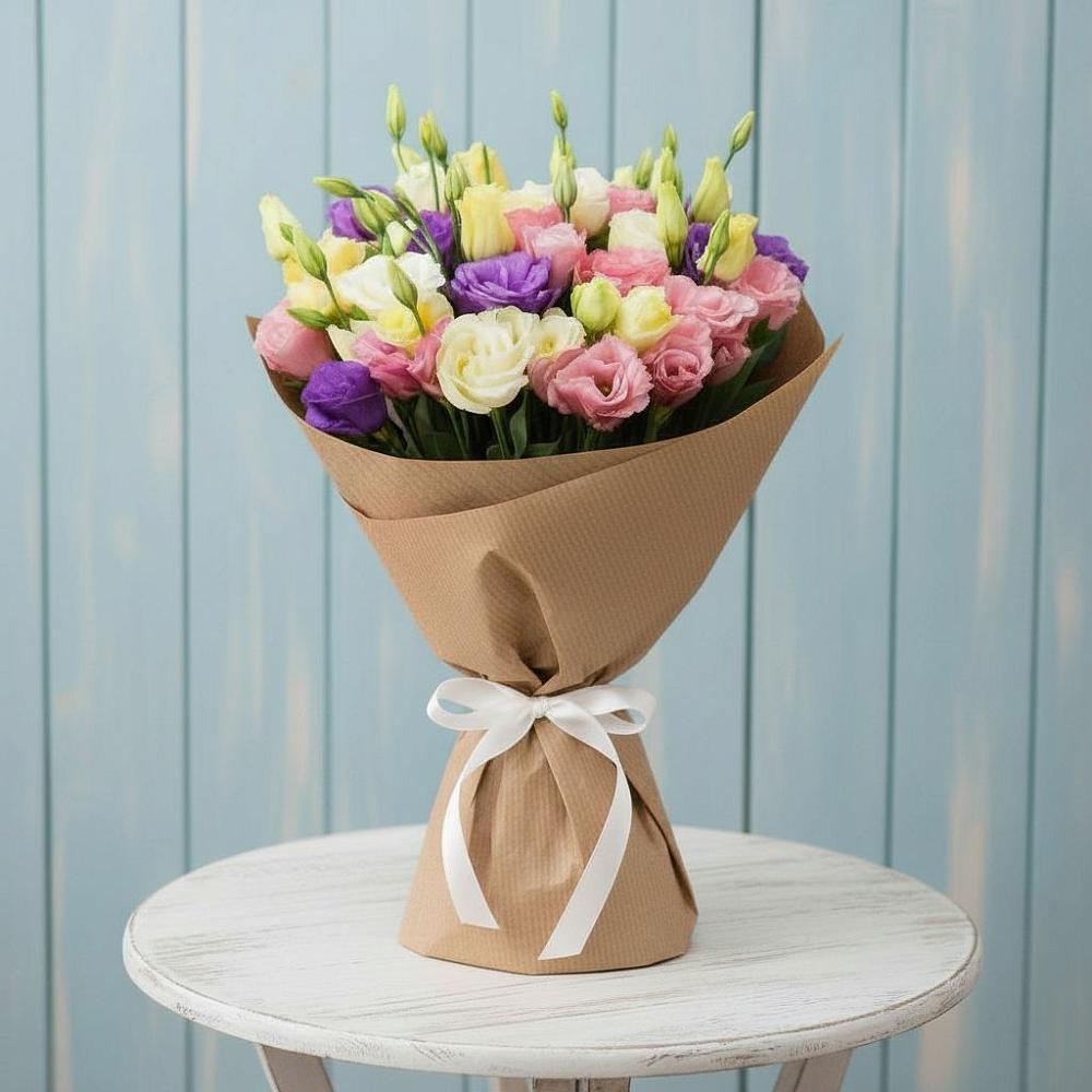 Букет цветов из: Лизиантусы в Товарково