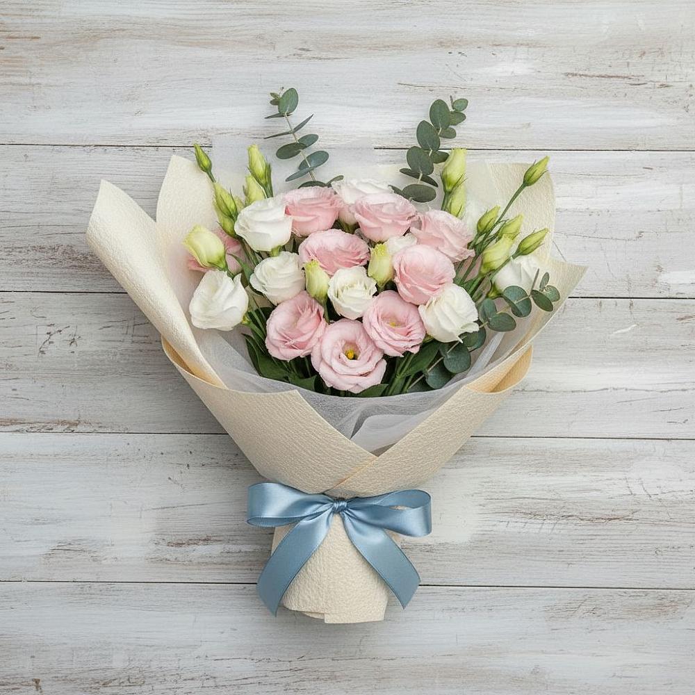 Букет цветов из: Лизиантусы в Товарково