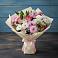 Букет цветов из: Хризантемы, Альстромерии и Розы в Товарково